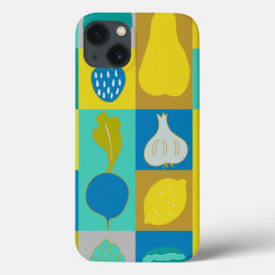 Etui iPhone 13 Blocs végétariens I
