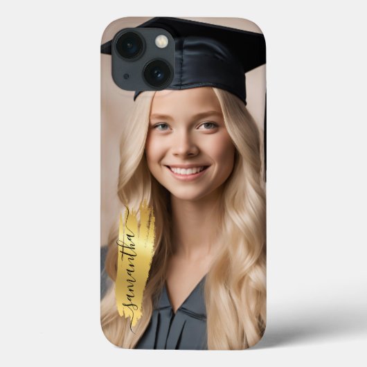 Coques Case-Mate iPhone Blonde Girl Graduation Day (Verso)