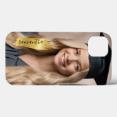 Coques Case-Mate iPhone Blonde Girl Graduation Day (Verso (horizontal))
