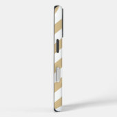 Coques Case-Mate iPhone Blonde Neutral Chevrons (Verso / Droite)