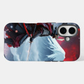 Coques Case-Mate iPhone Blood Moon Samurai: The Last Stand at Mount Fuji (Verso (horizontal))