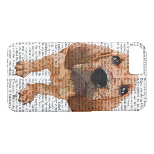 Coques Case-Mate iPhone Bloodhound Puppy (Dos (Horizontal))