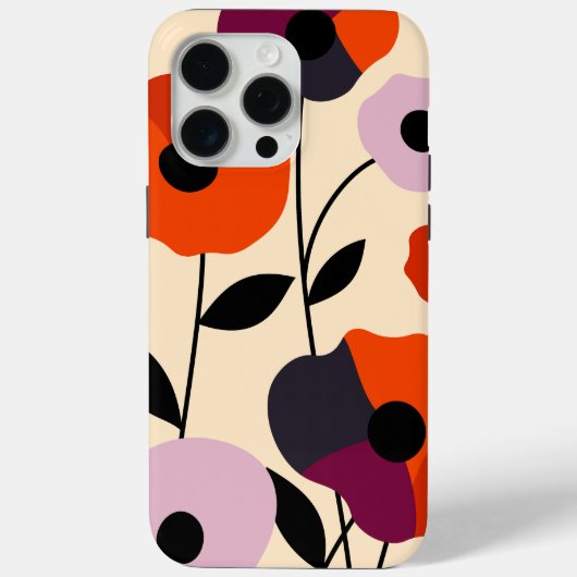 Coques Case-Mate iPhone Bloom minimal du pavot (Verso)