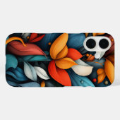 Coques Case-Mate iPhone Bloom saphir (Verso (horizontal))