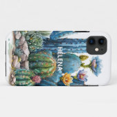 Coques Case-Mate iPhone Blooming cacti and succulents (Dos (Horizontal))