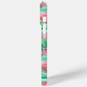 Coques Case-Mate iPhone Blooming Desert Cacti Personalized (Verso / Gauche)