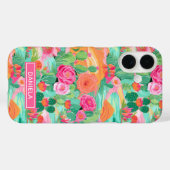 Coques Case-Mate iPhone Blooming Desert Cacti Personalized (Verso (horizontal))