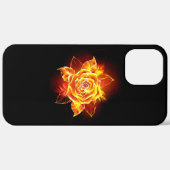 Coques Case-Mate iPhone Blooming Fire Rose (Verso / Droite)
