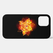 Coques Case-Mate iPhone Blooming Fire Rose (Verso (horizontal))
