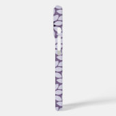 Coques Case-Mate iPhone Bloquer l'impression Fleurs carrelées violet (Verso / Gauche)