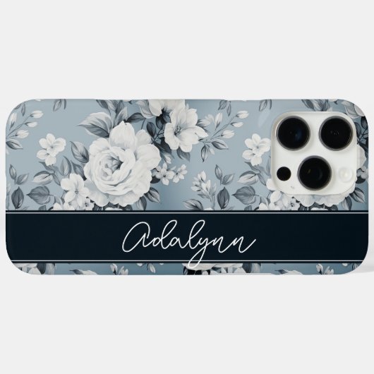 Coques Case-Mate iPhone Blossom de minuit (Verso (horizontal))