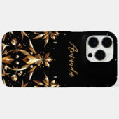 Coques Case-Mate iPhone Blossom de minuit (Verso (horizontal))