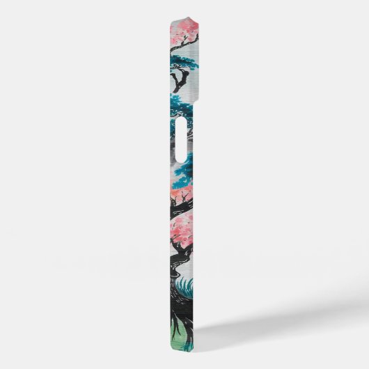 Coques Case-Mate iPhone Blossoming Branches and Misty Peaks (Verso / Droite)