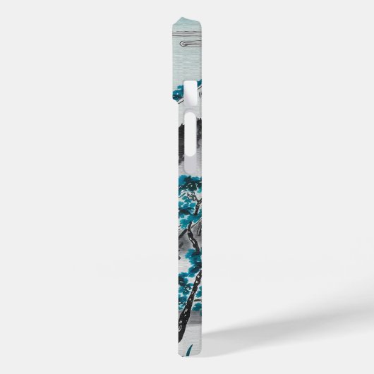 Coques Case-Mate iPhone Blossoming Branches and Misty Peaks (Verso / Gauche)