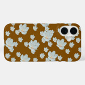 Coques Case-Mate iPhone Blossoms Brown (Verso (horizontal))
