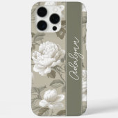 Coques Case-Mate iPhone Blossoms dans Sage (Verso)