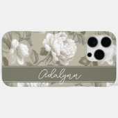Coques Case-Mate iPhone Blossoms dans Sage (Verso (horizontal))