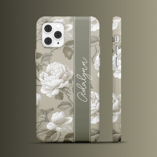 Coques iPhone 16 Pro Max Blossoms dans Sage