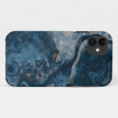 Coques Case-Mate iPhone Blue Abstrait Modern (Dos (Horizontal))