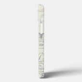 Coques Case-Mate iPhone Blue and Brown Butterfly (Verso / Gauche)