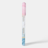 Coques Case-Mate iPhone Blue and Pink Marble with Gold Veins (Verso / Droite)