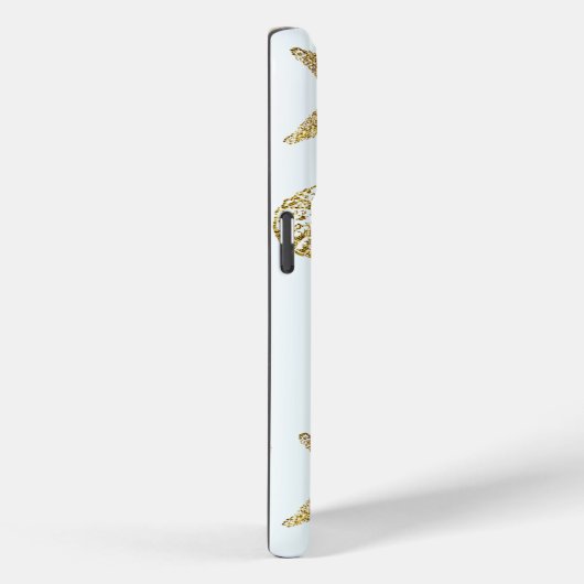 Coques Case-Mate iPhone Blue Beach Gold Sea Shells (Verso / Droite)