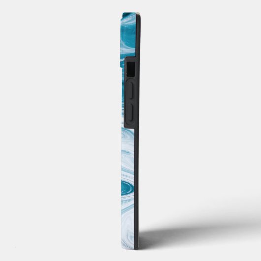 Coques Case-Mate iPhone Blue Beach Waves Abstract (Verso / Gauche)