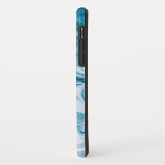 Coques Case-Mate iPhone Blue Beach Waves Abstract (Dos/Gauche)