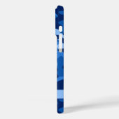 Coques Case-Mate iPhone Blue Camouflage Personalized (Verso / Gauche)