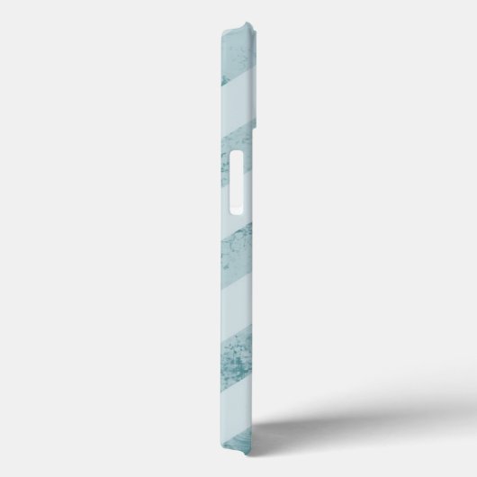 Coques Case-Mate iPhone Blue Chevron Grunge (Verso / Droite)