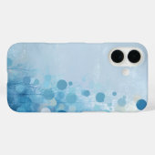Coques Case-Mate iPhone Blue Circles & Trees Case-Mate iPhone Case (Verso (horizontal))