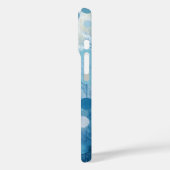 Coques Case-Mate iPhone Blue Circles & Trees Case-Mate iPhone Case (Verso / Gauche)