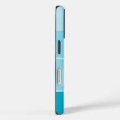 Coques Case-Mate iPhone Blue Colorblock Personalized  (Verso / Droite)