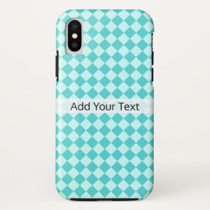Case-Mate iPhone Case Blue Combination Diamond Motif par Shirley Taylor