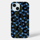 Coques Case-Mate iPhone Blue Cosmos Flowers (Verso)