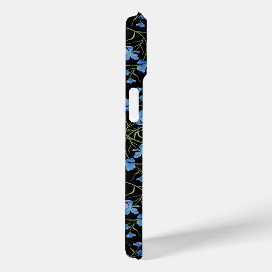 Coques Case-Mate iPhone Blue Cosmos Flowers (Verso / Droite)