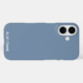 Coques Case-Mate iPhone Blue Crane bleu color (Verso (horizontal))
