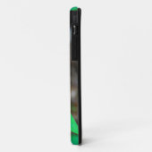 Coques Case-Mate iPhone Blue Damselfly on a green leaf. (Dos/Gauche)