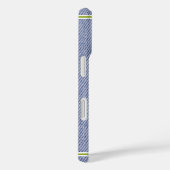 Coques Case-Mate iPhone Blue Denim Look enseignant (Verso / Droite)