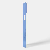 Coques Case-Mate iPhone Blue Elegant Coque-Mate à peine là Apple iPhone 1 (Verso / Droite)