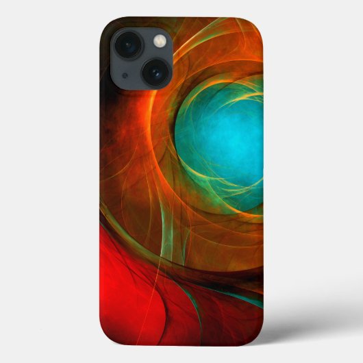 Coques Case-Mate iPhone Blue Eye Moderne Abstrait Art Cool Motif #16 (Verso)