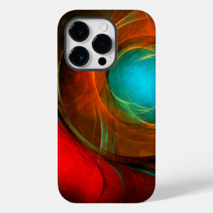 Coque Pour iPhone 14 Pro Blue Eye Moderne Abstrait Art Cool Motif #16
