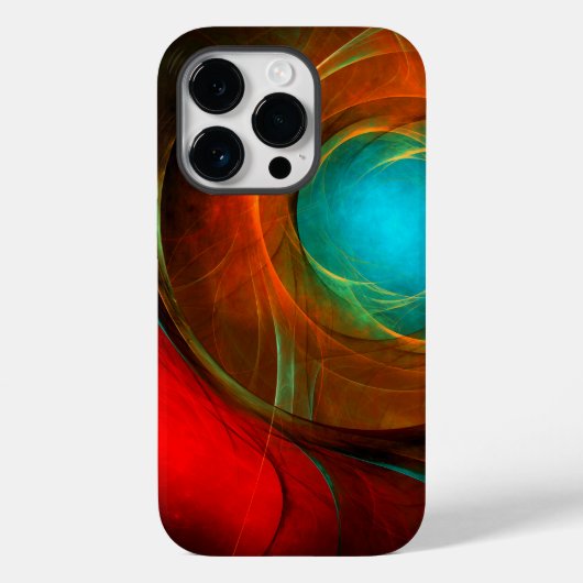 Coques Case-Mate iPhone Blue Eye Moderne Abstrait Art Cool Motif #16 (Verso)
