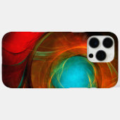 Coques Case-Mate iPhone Blue Eye Moderne Abstrait Art Cool Motif #16 (Verso (horizontal))