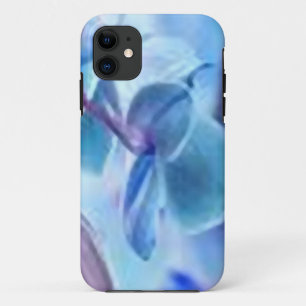 Coques Pour iPhone blue flower_ iphone