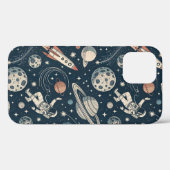 Coques Case-Mate iPhone Blue Galaxy Adventure (Verso (horizontal))