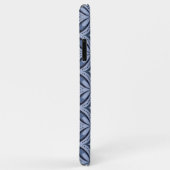 Coques Case-Mate iPhone Blue Geometric Pattern Retro Style (Dos/Droite)
