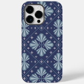 Coques Case-Mate iPhone Blue Geometric shapes Pattern  (Verso)