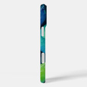 Coques Case-Mate iPhone Blue Green Leaf Nature Botanique Zen Art Cadeau (Verso / Droite)