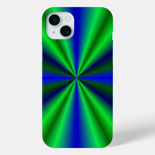 Coques Case-Mate iPhone Blue Green Rainbow (Verso)